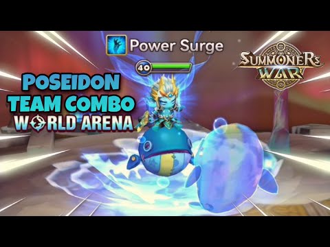Poseidon Team Combo in World Arena Ep. 7 - Summoners War
