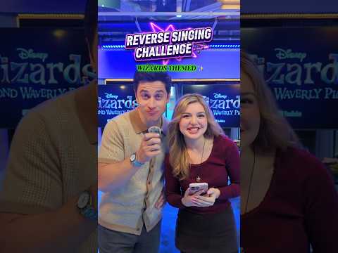Reverse singing challenge w/ David Henry from Wizards @disneyplus #wizards #shortsfeed