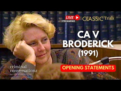 CA V BETTY BRODERICK (1991) via COURT TV - Opening Statements