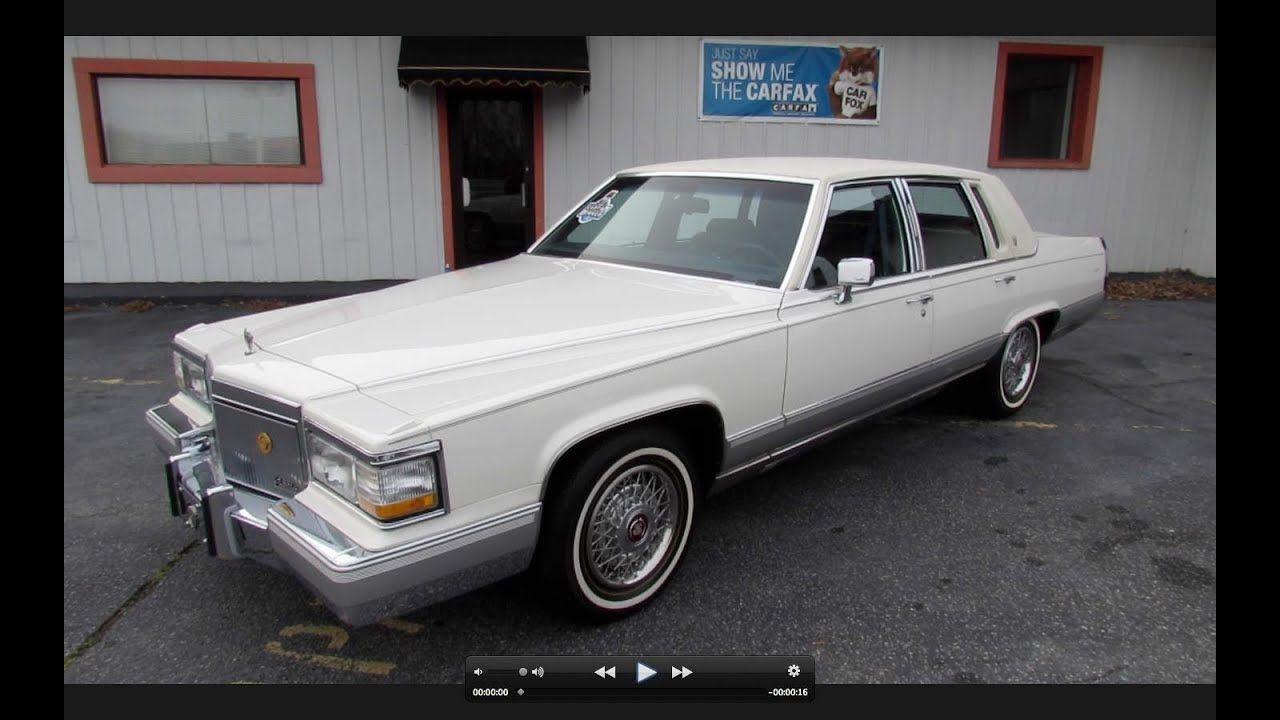 1991 Cadillac Brougham 5.7L w/ 28k Miles Start Up, Exhaust ...