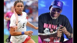 Trinity Rodman done with Dennis Rodman
