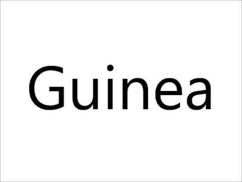 How to Pronounce Guinea