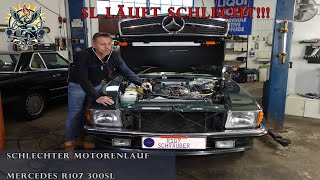 Mercedes R107 300SL - nierówna praca silnika, falujące obroty