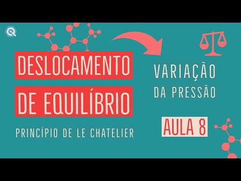 Deslocamento de Equilíbrio | Variação da Pressão | Le Chatelier | Aula 9