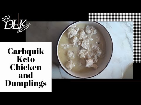 Easy Keto Chicken and Dumplings made with Carbquik |...