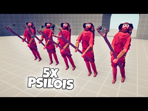 5x PSILOIS vs EVERY UNIT | TABS Modded Gameplay