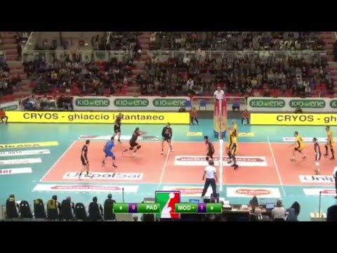 Superlega A1: Highlights. Quarti gara2 . Padova - Modena 3-1