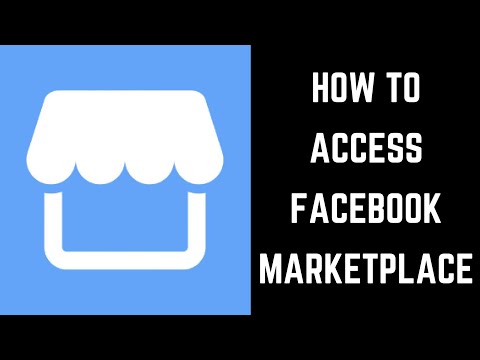 Part of a video titled How to Access Facebook Marketplace - YouTube
