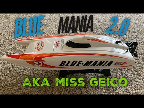 Joysway Blue Mania RC Boat build | 5s Maiden | 60+ MPH | aka Miss Geico