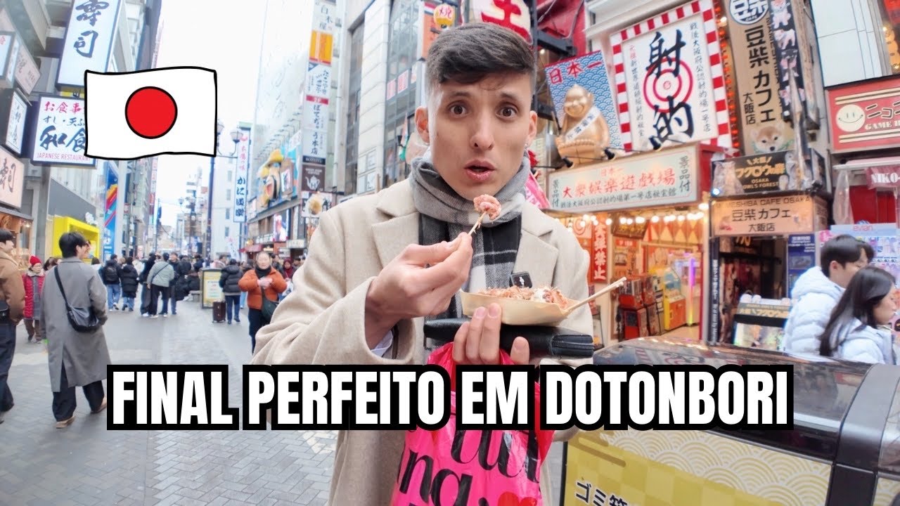 Nosso Último Dia em Dotonbori Foi Assim 🇯🇵