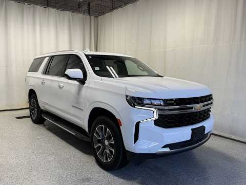 2024 Chevrolet Suburban 4WD 4dr LS in White for sale at Park Mazda in Sherwood Park, AB