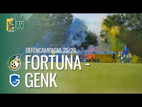 SFEERVOLLE OEFENWEDSTRIJD tegen KRC Genk! - Fortuna SC TV
