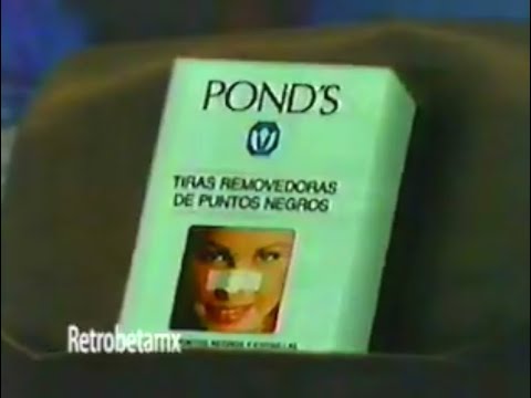 Pond's Tiras Removedoras de Puntos Negros 20s - Mexico, 1998