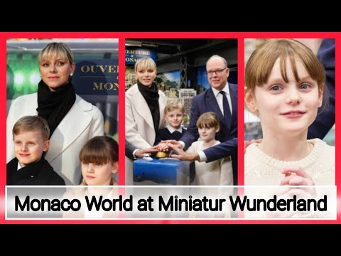 MONACO twins JACQUES and GABRIELLA opened the new Monaco World at MINIATUR WUNDERLAND in Hamburg