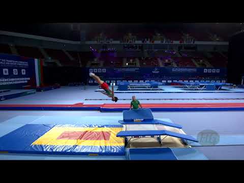 CABRAL Diogo (POR) M - 2022 Trampoline Worlds, Sofia (BUL) - Q2 Double Mini