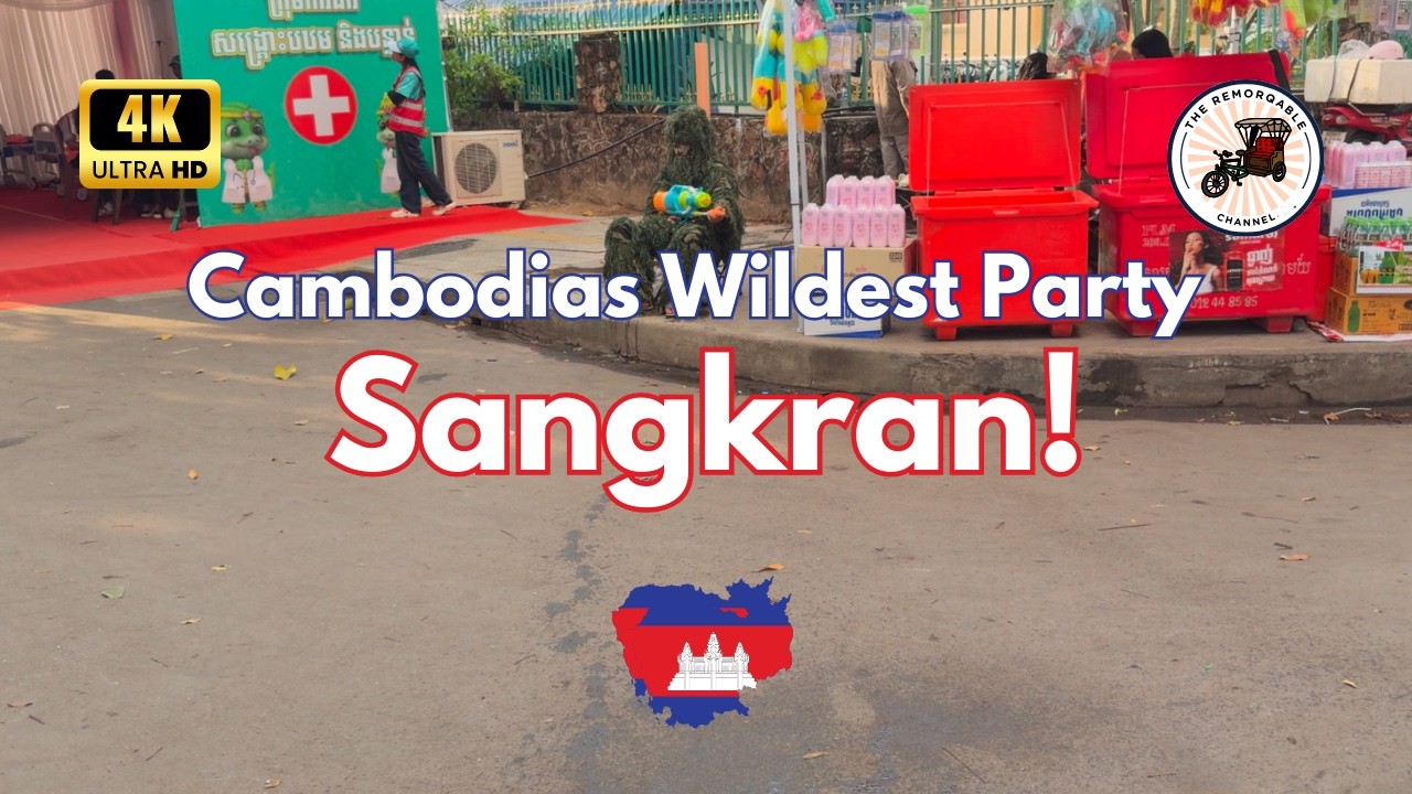 🇰🇭 EPIC WATER FIGHTS! Sangkran 2025: Cambodia's Wildest Khmer New Year Party