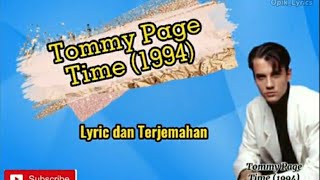 Tommy Page, time , Lirik dan Terjemahan, RIP
