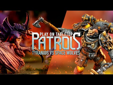 Space Wolves vs Tyranids 40k Combat Patrol sized Battle Report