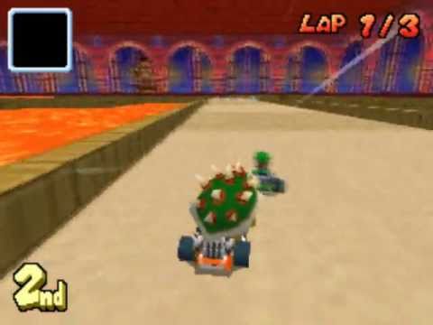Mario Kart DS Beta: GBA Bowser Castle 2