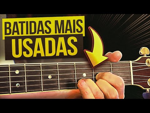 ✅ Aula de Violão: 4 BATIDAS mais USADAS no MUNDO ( segredos REVELADOS ) 🔥🌍😱