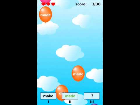 English Irregular Verbs Game Video