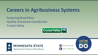 Careers in Agribusiness Systems - What Does a Quality Assurance Coordinator Do?