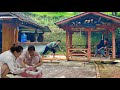 DAU PHIN Clean Up To Prepare For Demolition Of The Old House HIEN Helps TU Bathe The Baby
