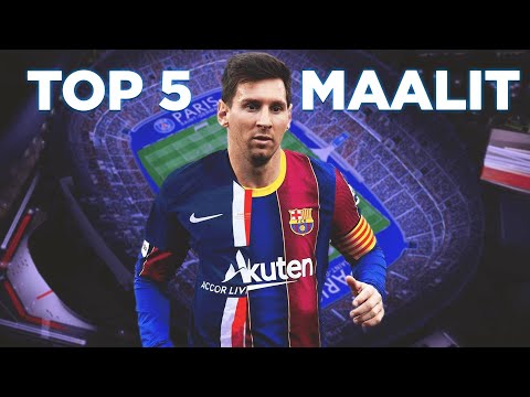 TOP 5 LIONEL MESSIN HULLUIMMAT MAALIT!!