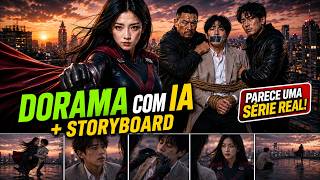 Como Criar um DORAMA COREANO com IA em Minutos! (Parece Real!)