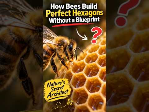 How Bees Build Perfect Hexagons Without a Blueprint