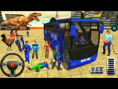 US Police Bus Mountain Driving Simulator - Police Soldier Duty Transporter Bus - Android Games#6