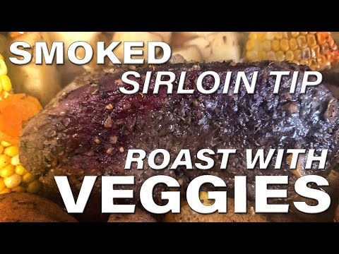 Smoked Sirloin Tip Roast Beef on the Traeger