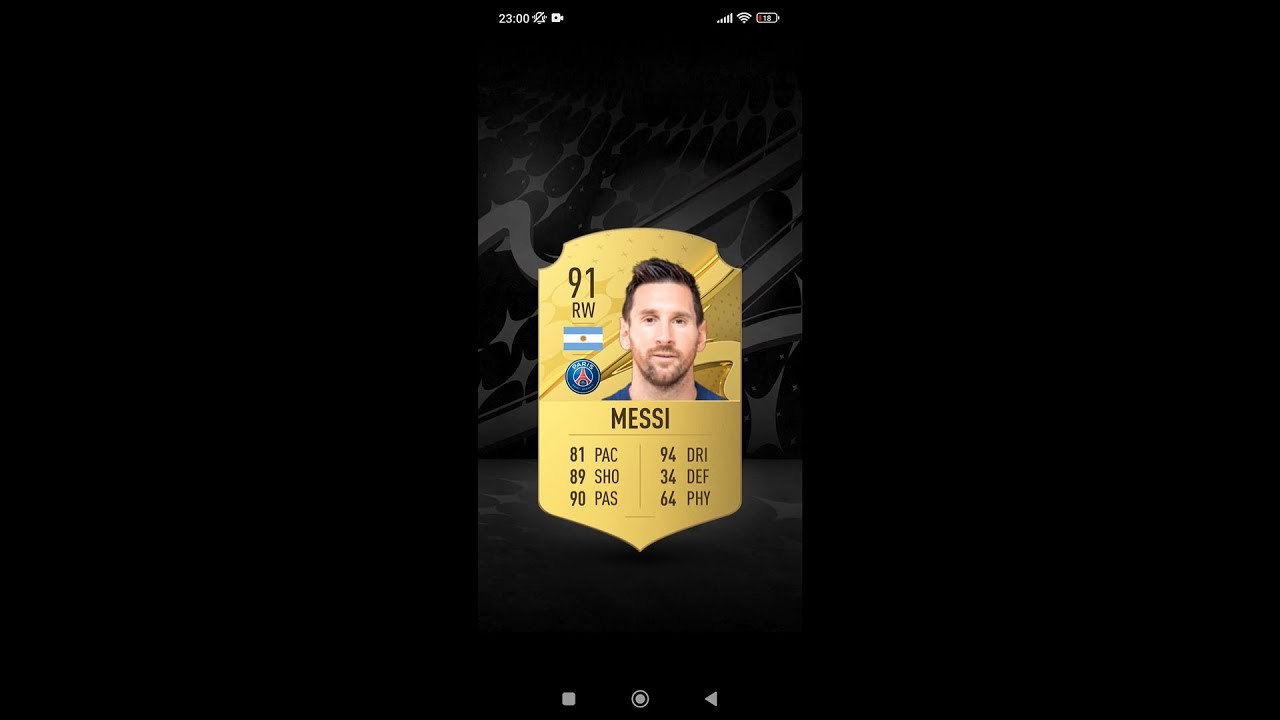 MADFUT 23: 91 Gold Lionel Messi packed