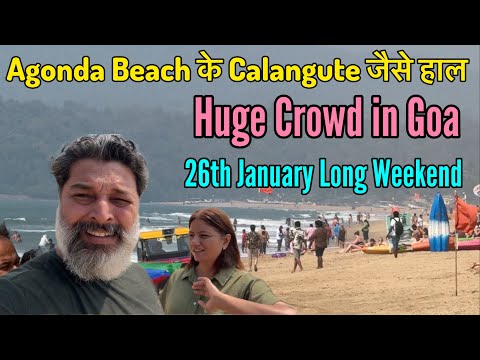 Agonda Beach is in Calangute like condition || Huge Crowd in Goa || Harry Dhillon