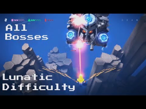 Sky Force Reloaded - All Bosses Nightmare Perfect (No Power Ups / Technician) Laser Whip / Classic