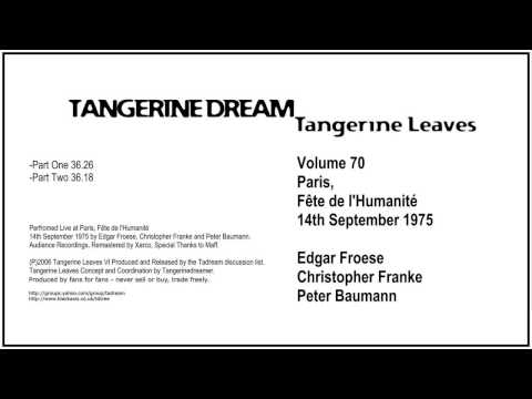 Tangerine Dream - Paris 1975
