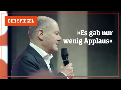 Olaf Scholz in Erfurt: Der Kanzler im Wahlkampf | DER SPIEGEL
