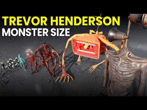 Trevor Henderson Size Comparison | SIREN HEAD Vs BEHEMOTH