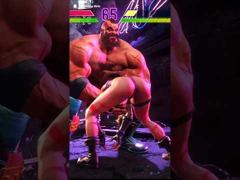 Street Fighter Cammy vs Zangief #zangief #cammy #sf6 #streetfighter #streetfighter6 #shorts #viral