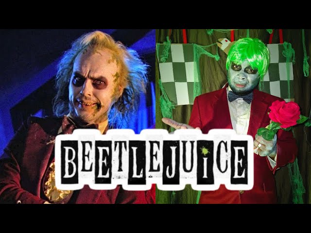 Vídeo relacionado con Rubies Disfraz Beetlejuice para hombre, Traje completo con chaqueta, pantalón y corbata, Licencia Oficial Beetlejuice, Talla Estándar, Terror, Tim Burton para Halloween, Carnaval, Fiestas y Cosplay