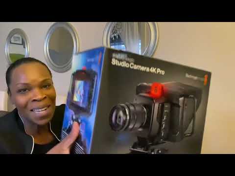 UNBOX THE BLACKMAGIC STUDIO CAMERA 4K PRO WITH ME!
