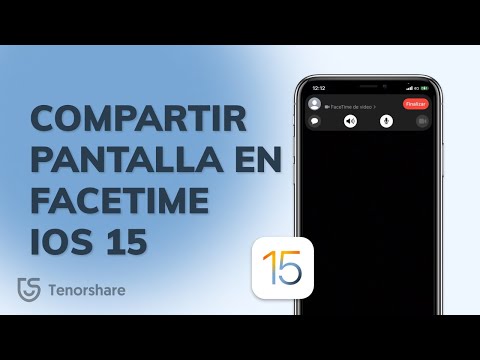 iOS 15.1: Cómo compartir la pantalla durante una llamada de FaceTime