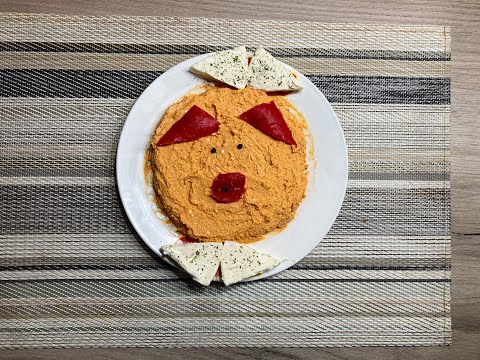 Urnebes salata / "Urnebes" salată cremoasă sârbească / Serbian "urnebes" creamy salad