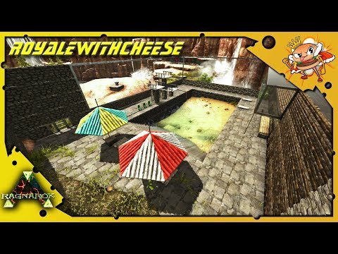 Pool Build And Full Relaxation Station - ARK: RAGNAROK [DLC GAMEPLAY E49]