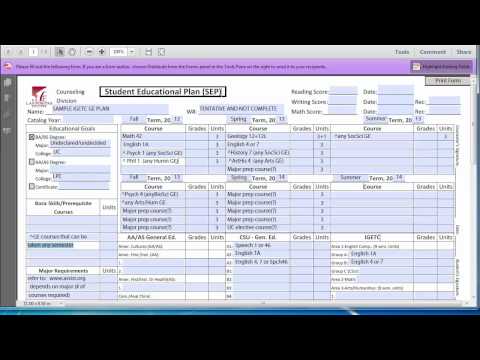 Sample Igetc Ge Plan