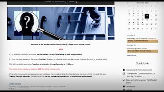 San Bernardino County Inmate Search