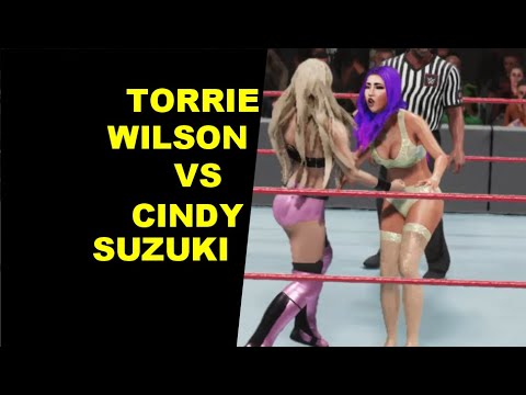 WWE 2K19 Torrie Wilson vs Cindy Suzuki - Extreme Rules