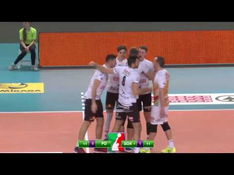 Gli highlights di Kioene Padova - Biosì Indexa Sora 0-3