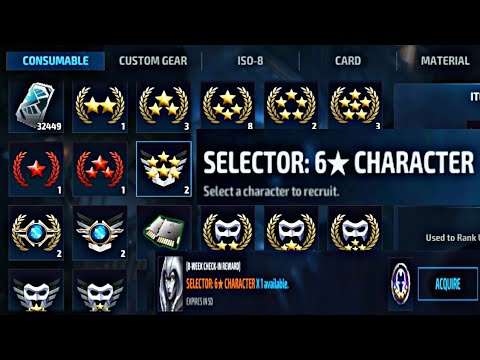 Advice On Rank Up Ticket And Mega T2 Ticket | 6 Star Selector Guide - Marvel Future Fight