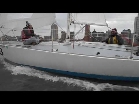 Driving a J24 from the Bow